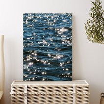 바다사진 물그림 바다액자 물사진 물멍 카페 감성 해변 창문 인테리어 캔버스 액자, 19.윤슬(세로형)