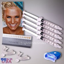 44% Carbamide Peroxide Teeth Whitening Kit - Teeth Whitening Gel Tooth Trays LED Light, 1
