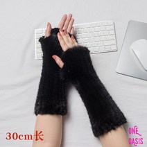 퍼토시 밍크 니트 소매퍼 겨울 가을 프리미엄 고급