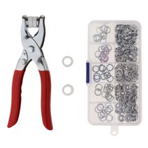 GHSHOP 50 세트 프레스 스터드 스냅 패스너 프롱 플라이어 포퍼 9.5mm 그로멧 도구 키트 주최자 보관 용기 포함, 2, 50개