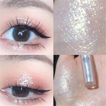 아이쉐도우 아이메이크업 아이 스틱 글리터 섀도우 팔레트 펄아이 애교살 눈화장 7 색 진주 스팽글 리퀴드 메이크업 페이스 브라이트닝 안료 다이아몬드 샤이니 하이라이트, 03