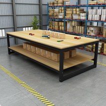 택배 박스 포장 작업대 작업장 공장 조립 원목 검사대 검수대 작업 테이블 다이, 가로 120cm 세로 120cm 높이 74cm