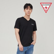게스 게스 남성 냉감 심플 V넥 반팔티_K NM2K4533
