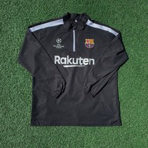 바르셀로나 우븐 트레이닝탑 긴팔 트레이닝복 축구 바람막이 RAKUTEN