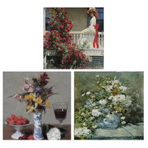굿팡패브릭 면20수 컷트지] DTP 명화그림-카페의여인(a2667), 1개