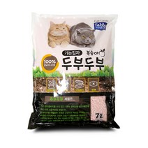 토퍼 두부두부 두부모래 가는입자 복숭아, 2개, 7L