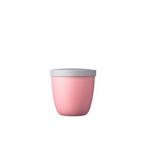 Mepal 스낵 팟 과일 또는 팝콘용 밀폐 뚜껑이 있는 라지 휴대용 BPA 프리 노르딕 핑크 425.2g(15온스) 용량 1개입179997, Nordic Pink