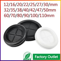 개스킷 가스킷 홈 고무 grommet12-110mm 블랭킹 구멍 배선 케이블 고무 씰 구색 세트 보호 와이어 케이블 하드웨어 도구, 블랙 s, 100mm bsize 1p