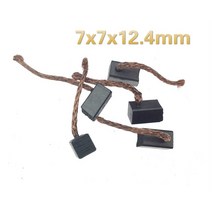 자동차부품 자동차 전기 히터 팬 라디에이터 송풍기 용 고 구리 카본 브러시 6x6x13.5 7x7x12.4 8x8x19 8x9, 02 5pcs 7x7x12.4mm
