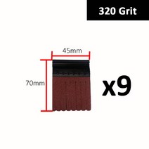 연마재6mm 전기 드릴 Sisal & Emery Cloth 연마 휠 Bristle Buffing Brush 목재 프라이머 용 샌딩 Meta, 06 320 Grit Sand Paper