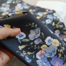 자투리 면스판20수 봄의 기다림 원단 택1, 면스판20수 봄의 기다림 39422블랙