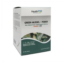 HealthUp 헬스업 뉴질랜드 초록입홍합 그린 머슬 보스웰리아 MSM Green Mussel 300베지캡슐