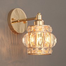 LED 로망 벽등 글라스 크리스탈 갓등 벽조명 벽부등, 열심아빠 본상품선택