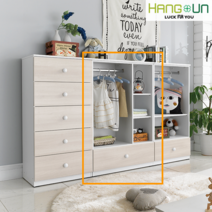 [행운가구] 스위트 베이비 옷장 수납 서랍장 아기옷장 베이비옷장, 800 오픈 베이비장_화이트워시