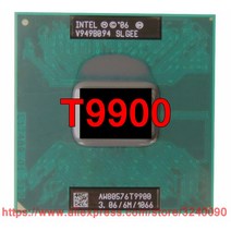 오리지널 인텔 코어 2 듀오 T9900 CPU 6M 캐시 3.06 GHz 1066 MHz FSB 듀얼 노트북 프로세서