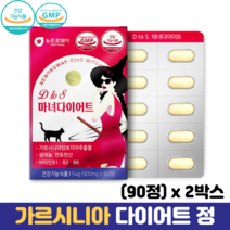 가르시니아 다이어트 보조제 체지방감소 비타민B군 차전자피 식약처인증 다이어트가르시니아, 2박스, 60정