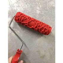 패턴 무늬 고무 롤러 무늬로라 벽 질감 셀프페인팅 벽 에어리스 핀츄라 기계 가정용 대한, 7인치 EG321T