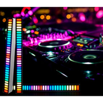 스터프 라이트바 게이밍 모니터 차량 소리반응 LED바, 블랙, 1개