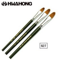 화홍 827F 콜린스키 유화붓 아크릴붓 수채화붓 필버트 7본세트 낱개 / 옵션선택, 2호