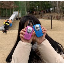 어린이 장난감 무전기 X 생활 워키토키 스키장 업무용 토끼 디지털 아마추어 장거리 생활용, 검정(1개 단품)+건전지