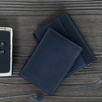 찰튼지갑 SM7노바 키홀더 가죽 스마트 키케이스, 찰튼지갑 SM-02-블랙 -각인않함