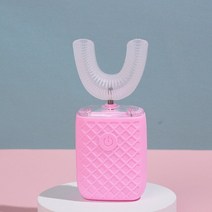 가성비어린이용 U 모양 전동 칫솔 충전식 실리콘 치과 클리너 만화 360 ° 음파, 06 2-6year toothbrush