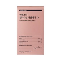에스더포뮬러 여에스더 디엔에이 7X 말 엘라스틴 데스모신 이소데스모신 저분자 피쉬 콜라겐 히알루론산 3세대 앨라스틴 젤리 스틱 고함량 식약처 식약청 인증 여예스더 디앤에이 콤부차, 4박스