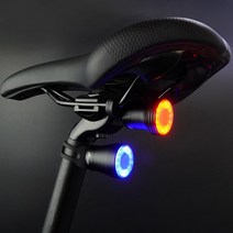 자전거 LED 브레이크 감지 후미등 라이트 전조등 방수 자전거용라이트_[230317EA], 본상품선택