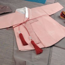 [럭셔리한복] 240.동자분홍(남) _ 아동한복 남아한복 돌한복 유아 아이한복 물실크재질 두루마기 전통스타일