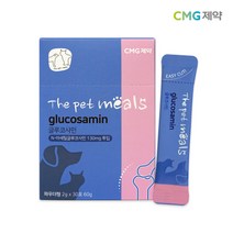 CMG제약[차병원그룹] 더펫밀즈 애견 고양이 강아지 글루코사민 2gX30포, 4박스, 총 120포