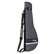 헤지스골프 오리진 H 패턴 하프백, 블랙