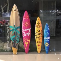 장식용서핑보드 쇼핑몰 여름 장식 상점 쇼룸 포인트 파티 해변 음식점, 방향타 직경 65cm