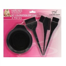 염색 도구 세트 염색볼 염색솔 브러쉬 셀프 흰머리 새치 가정용 파마 펌 염색약, 염색도구세트(염색볼+염색솔2종+브러쉬)