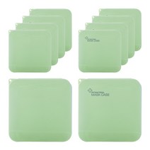 UB 심플 마스크 케이스 10개 슬림형 수납 보관 휴대가능, 그린 1세트