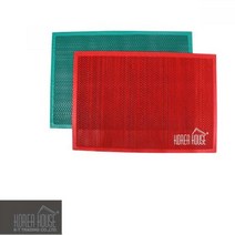 출입구 미끄럼방지 실외 pvc 현관 바닦매트50x80 먼지털이 발판 문매트, 레드