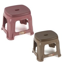 플라스틱 야외 욕실 목욕의자 발판대 보조 간이의자, F64 의자 (랜덤)