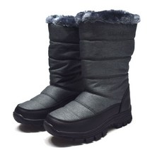 아크라 레이블 패딩 논슬립 퍼안감 부츠 방한화