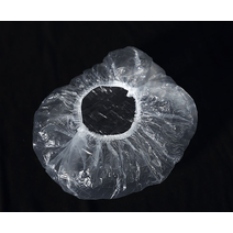 일회용 비닐 샤워캡 위생모자 헤어캡 미용실용 큰사이즈 100매, 소(44cm)