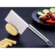 스텐 웨이브칼 물결모양 묵칼 감자 오이 피클 22.5cm