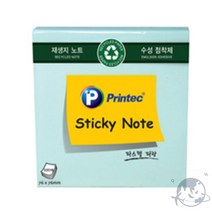 VEDANA 재생지스티키노트 100매 파랑 칼라스티커