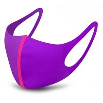 익스큐즈드 스포츠 마스크 국산 빨아쓰는 숨쉬기편한 귀안아픈 UV차단 인싸 패션 골프 테니스, 퍼플