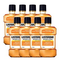리스테린 내추럴 시트러스 구강쳥걸제, 250ml, 8개