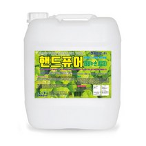 산케미칼 핸드퓨어 그린 젤비누 18.75L 대용량 젤타입 물비누 액체비누 리필 대명크린