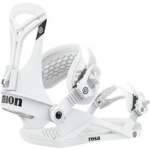 Union Rosa 우니온 스노우보드 바인딩 여성용 Sz M 7-8.5 블랙, 하얀색