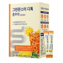 그린몬스터 디톡 콤부차 레몬홍차, 5g, 100개입, 1개