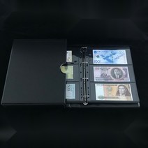 화폐 수집책 콜렉터 취미 지폐보관케이스 동전 지폐수집 지폐 고급 동전수집 동전코인 진열 장부