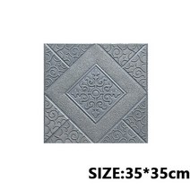 리빙보드 욕실벽보드 자체 접착 3D 배경 벽지 거품 벽 스티커 35x35cm 방수 방습 거실 장식 1 피스, [01] 1Pcs 35cmx35cm, [04] Sliver