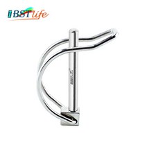 자전거 트레일러 바구니 유모차 애완 동물 트롤리 스테인레스 스틸 316 퀵 락 릴리스 트레일러 토잉 커플러, 03 6mm