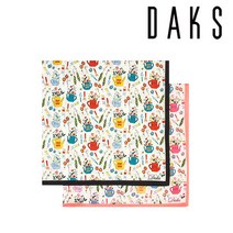 [닥스] 남녀 1매 나염 손수건 DKA1403