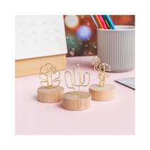 우드꽂이 명함전시 가격표홀더 메탈꽂이 디피 메뉴판, 플라밍고HR003937